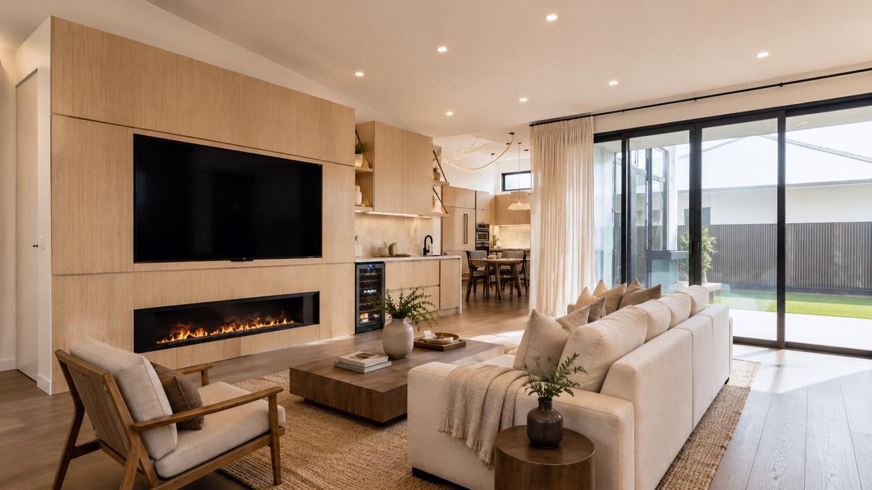 Living space and garden connection